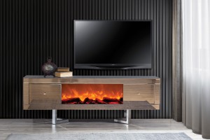 Alfamo Tv Tisch Bronze Spiegel