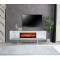 Alfamo Tv Tisch Clear Silber